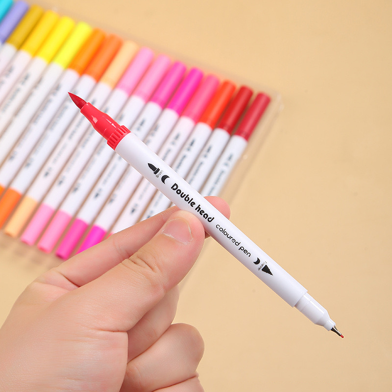 Coloured pens with Double Heads